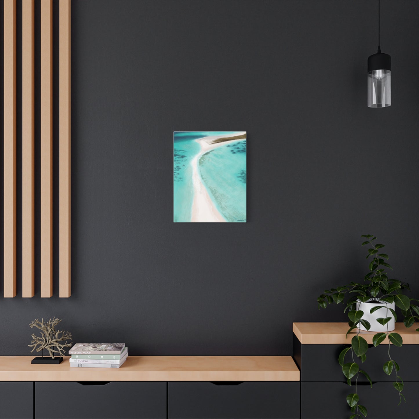 Cayo de Agua, Stretched, Unframed Canvas, Matte