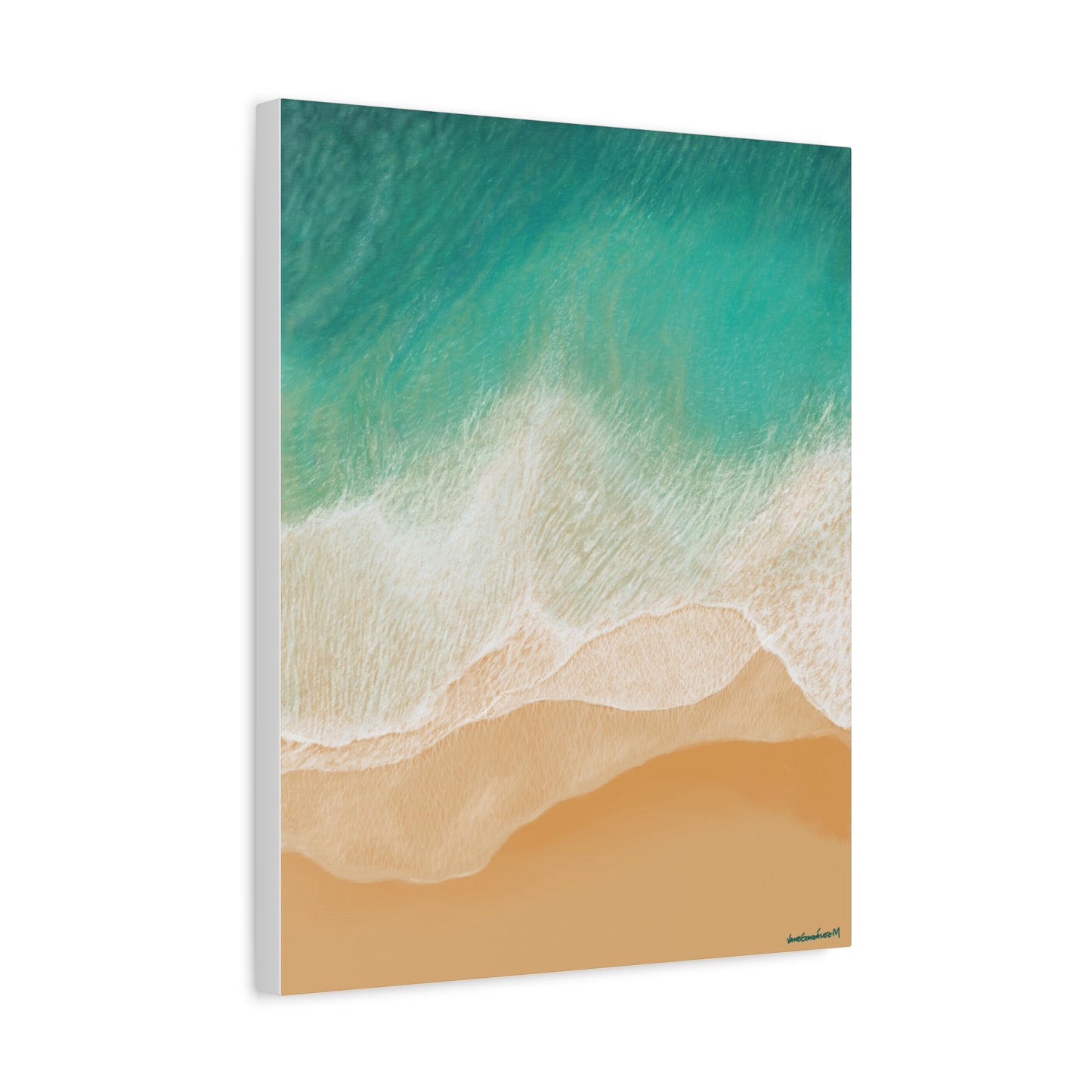 Playa Grande, Stretched, Unframed Canvas, Matte