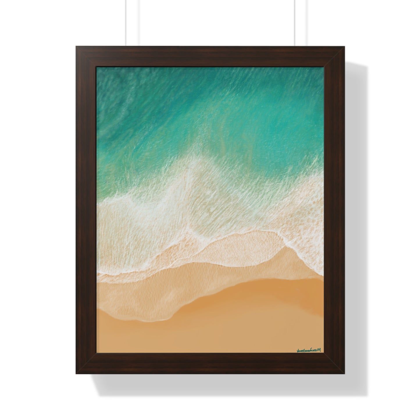 Playa Grande, Framed Poster, Matte