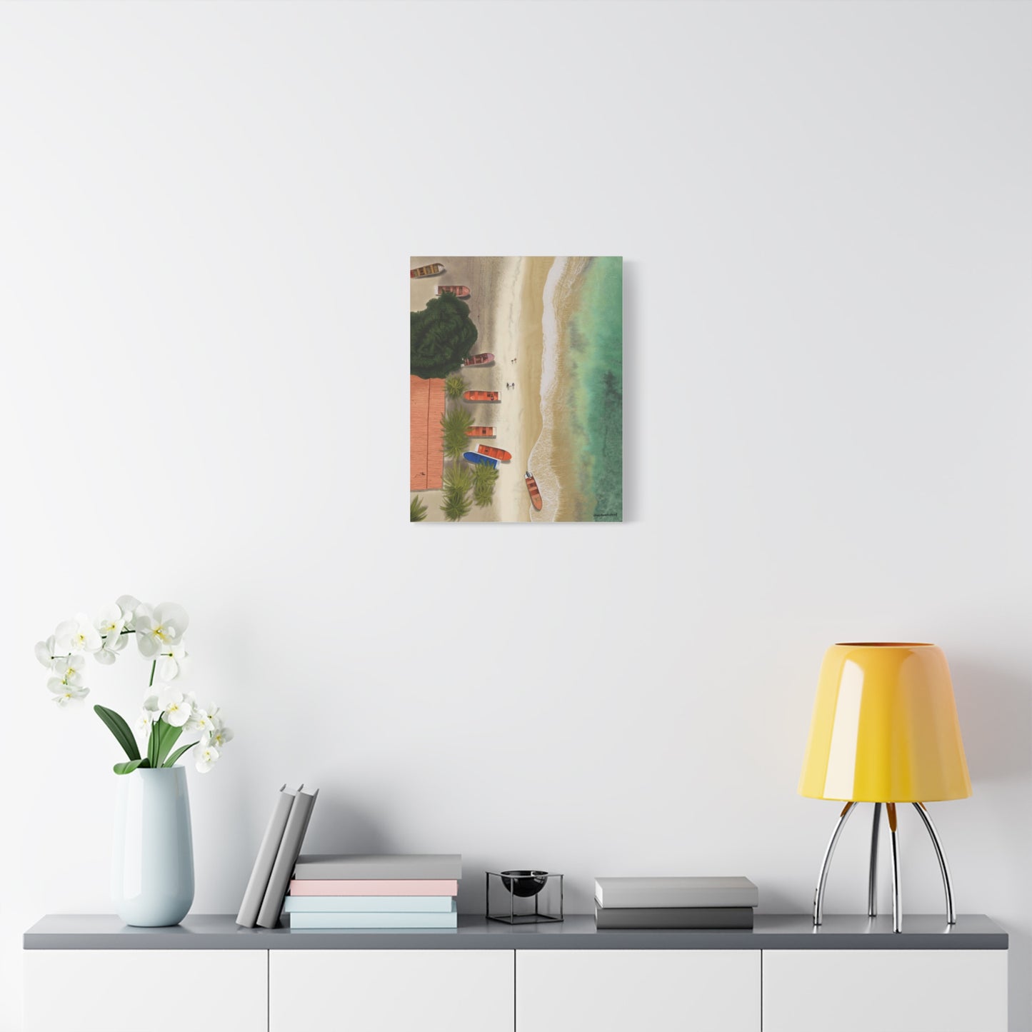 Playa de Cepe, Stretched, Unframed Canvas, Matte