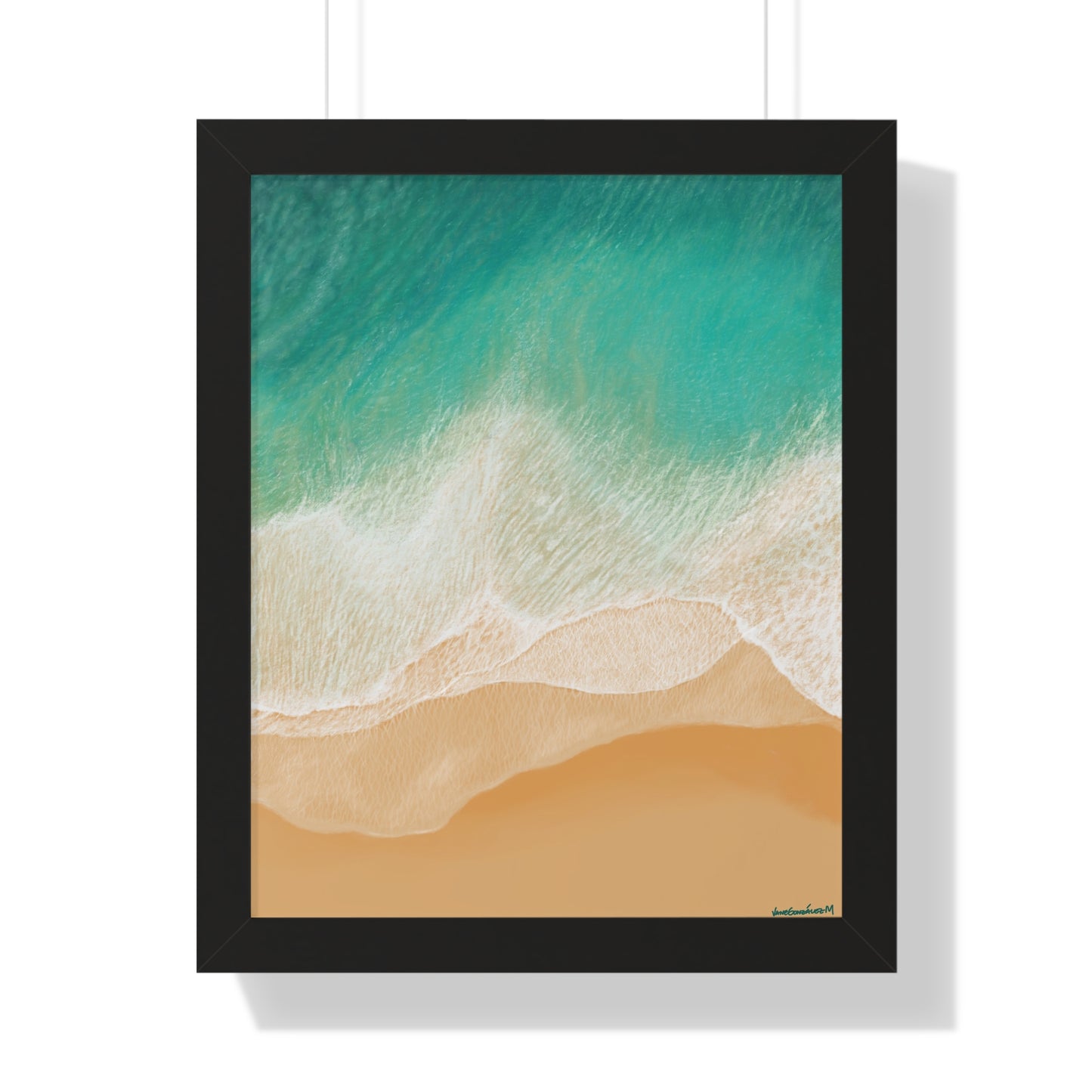 Playa Grande, Framed Poster, Matte