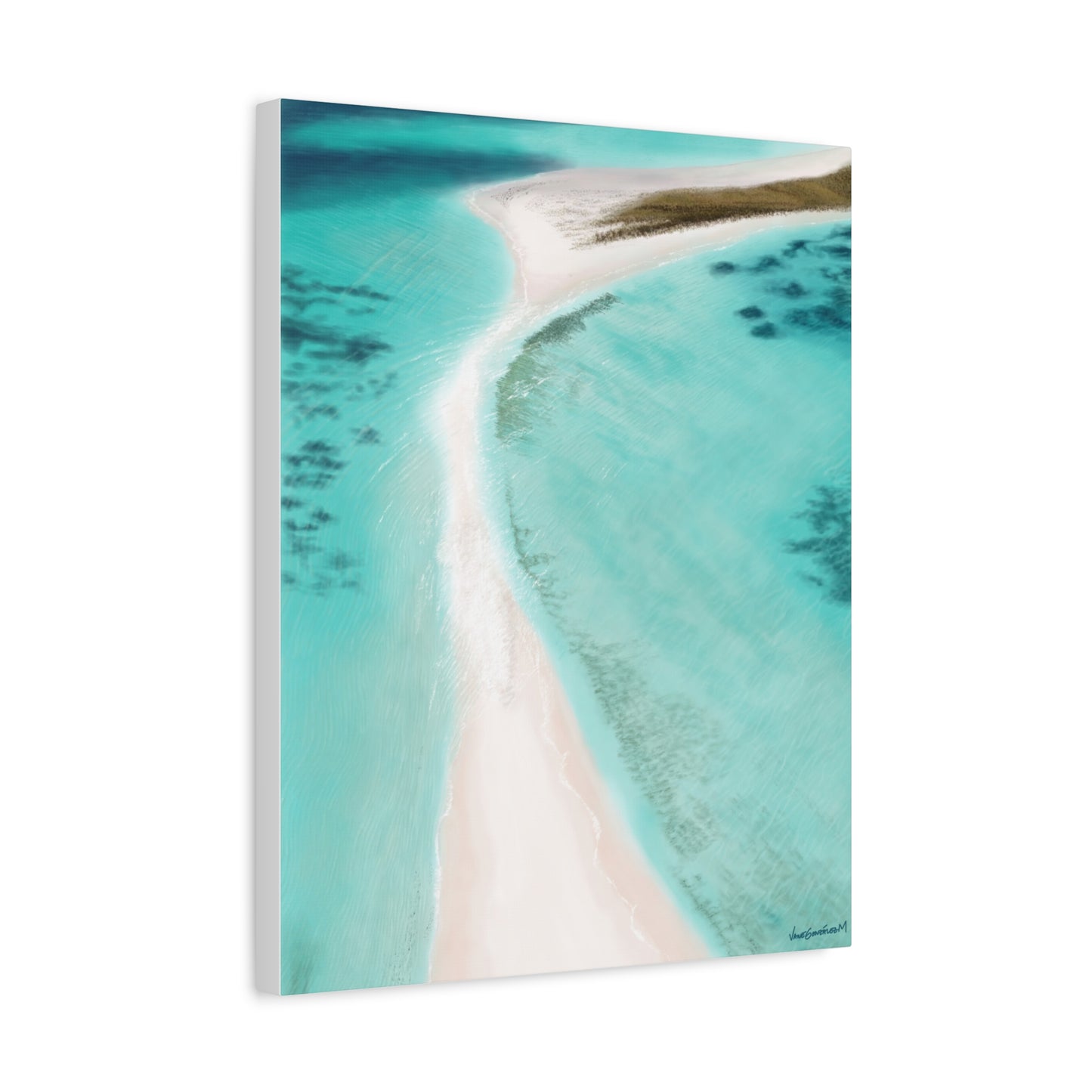 Cayo de Agua, Stretched, Unframed Canvas, Matte