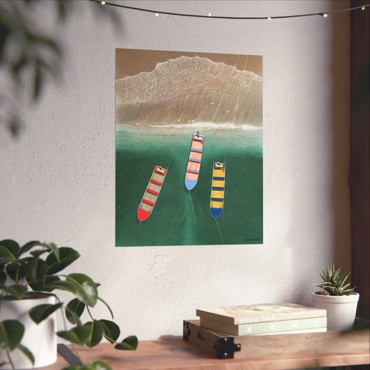 En Alguna Playita Posters, Matte