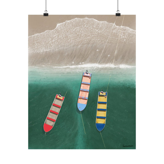 En Alguna Playita Posters, Matte