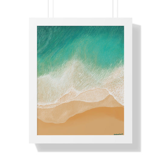 Playa Grande, Framed Poster, Matte