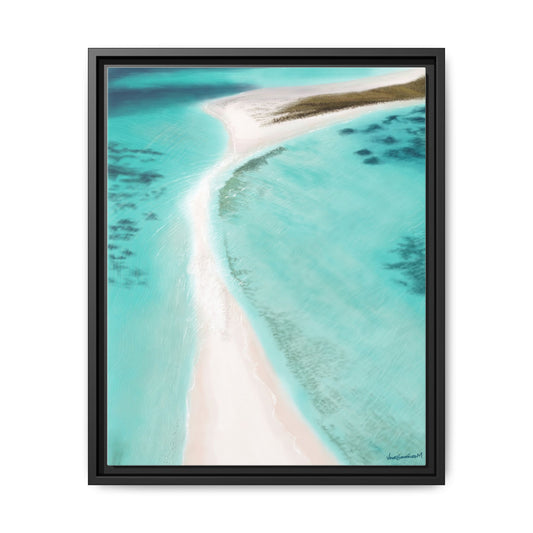 Cayo de Agua, Framed Canvas, Matte