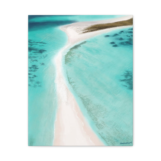 Cayo de Agua, Stretched, Unframed Canvas, Matte